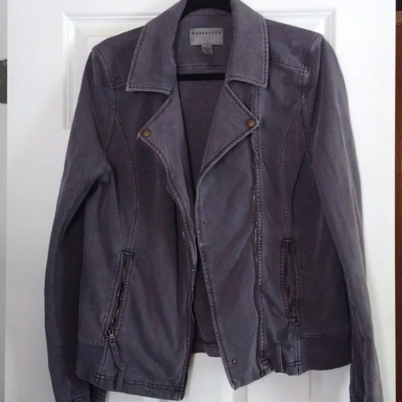 Anthropologie marrakech large grey jacket - Picture 2 of 5